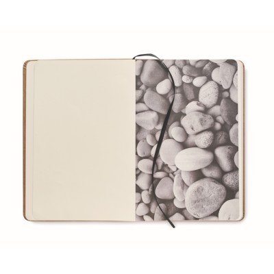 Libreta A5 cartón reciclado con hojas rayadas